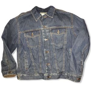 LL Bean Denim Jean Jacket. Men’s Large